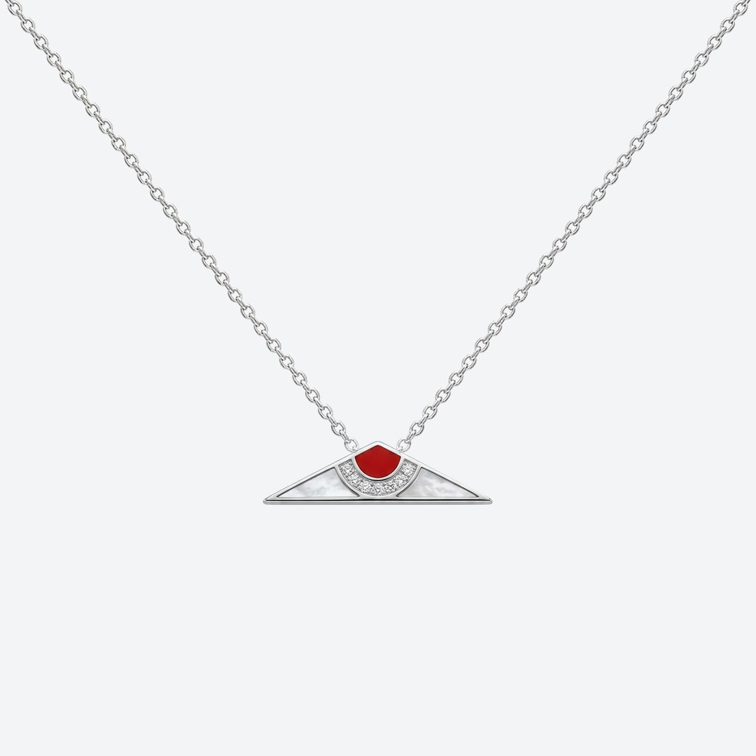 EYE OF CHIMERA Kettenkette – Rote Emaille